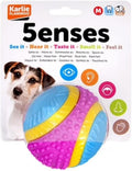 Sharples Beef Scented Five Senses rubber ball for dogs, medium