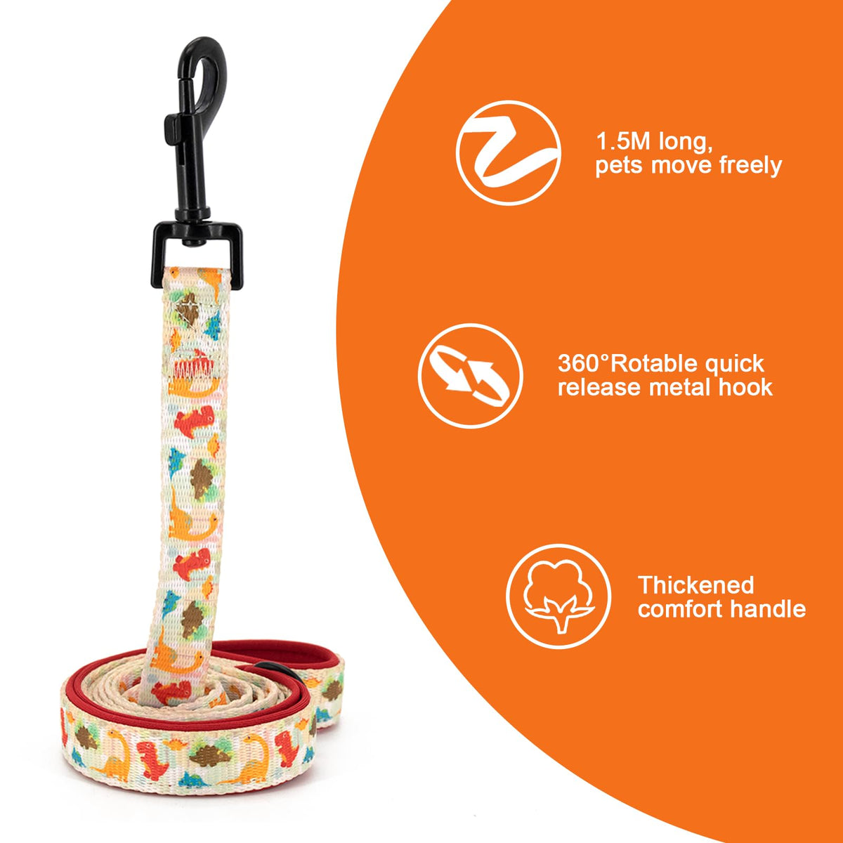 Dog Harness and Leash, Poop Bag Holder 3 Sets, Easy Walk No Pull Adjustable Puppy Cat Vest Harness with Soft Mesh Padded, Pet Supplies for Extra-Small/Small Medium Dogs Kitten