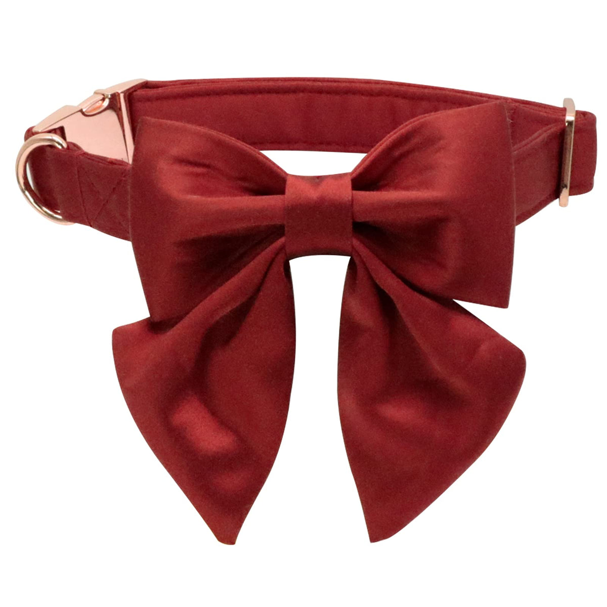 Lionet Paws Bowtie Dog Collar - Comfortable Silk Dog Collar with Detachable Bow Tie for Puppy and Cat, Neck 20-30cm