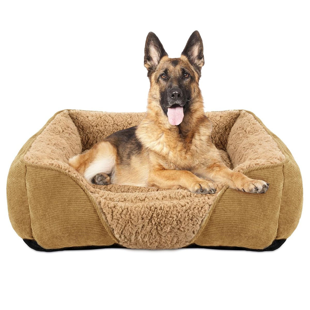 JOEJOY Dog Cat Bed Medium Pet Sofa Bed, Medium Dog Bed Washable, 63x53x21cm