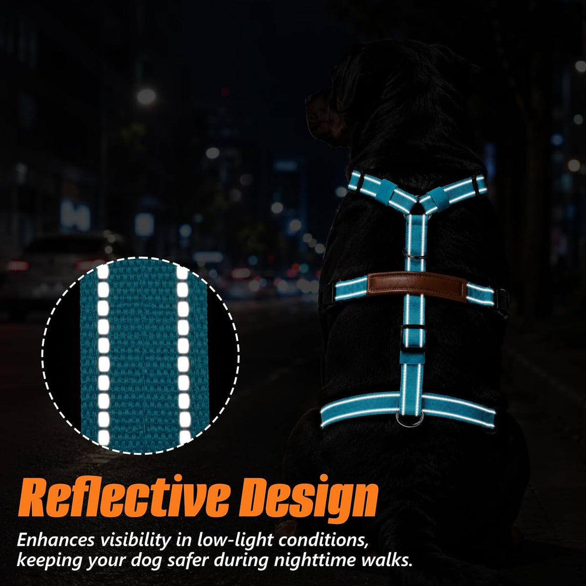 Escape Proof Dog Harness with Front Clip for Medium and Large Dogs