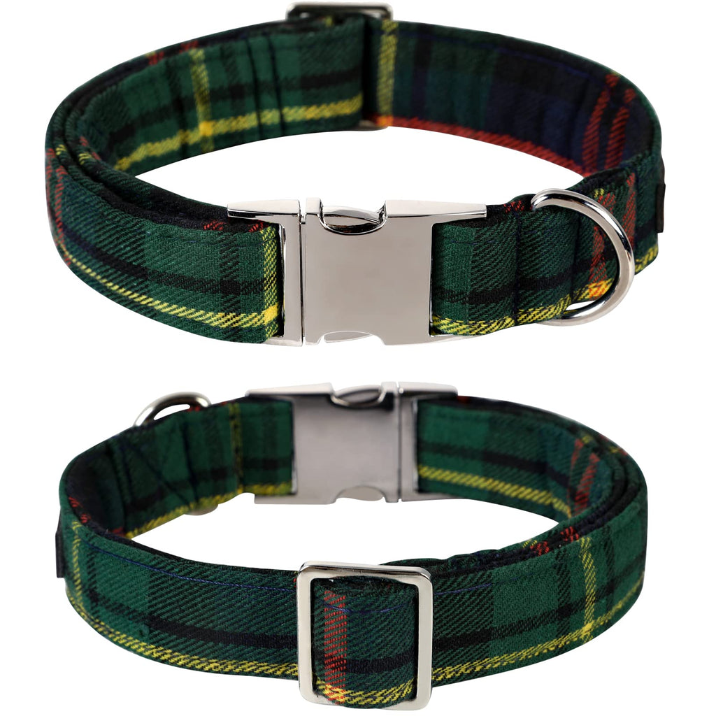 Lionet Paws Cotton Dog Collar with Bowtie, Durable Adjustable and Comfortable Collar for Small Dogs Puppies and Cats, Neck 25-40cm