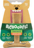 Bamboodles T-Bone Dog Chew Toy – Small | Chicken Flavour | Long Lasting Chew toy for Small Dogs | Durable Chew Toy to Satisfy Chewing Instincts