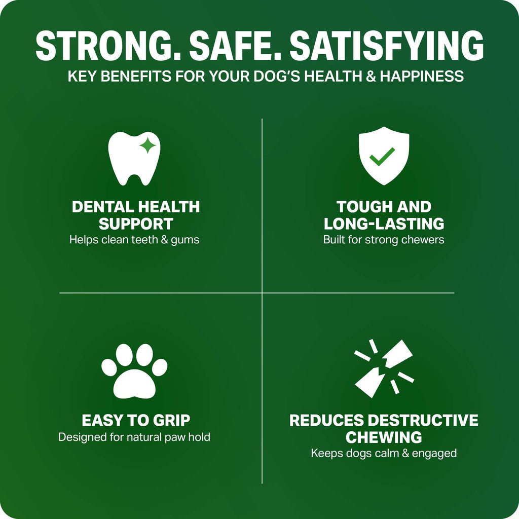 Bamboodles T-Bone Dog Chew Toy – Small | Chicken Flavour | Long Lasting Chew toy for Small Dogs | Durable Chew Toy to Satisfy Chewing Instincts