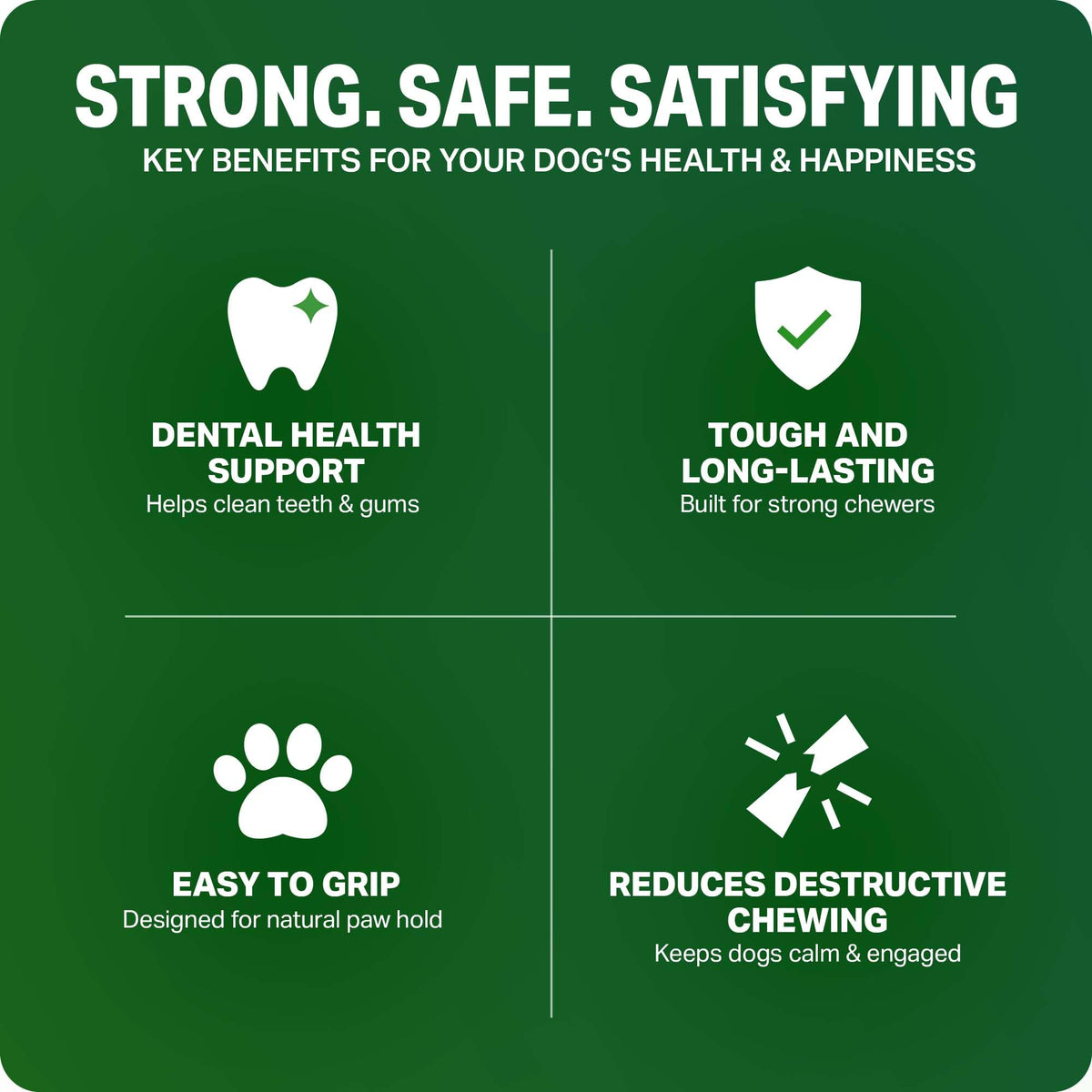 Bamboodles T-Bone Dog Chew Toy – Small | Chicken Flavour | Long Lasting Chew toy for Small Dogs | Durable Chew Toy to Satisfy Chewing Instincts