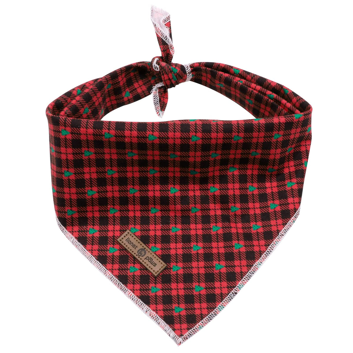 Lionet Paws Dog Bandana for Small Medium Large Dogs, Cat Dog Kerchief Dog Triangle Bibs Scarf for Girl or Boy Blue Dot
