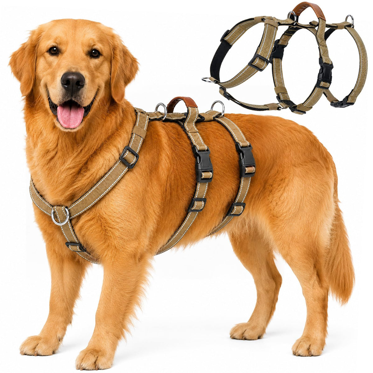 Escape Proof Dog Harness with Front Clip for Medium and Large Dogs