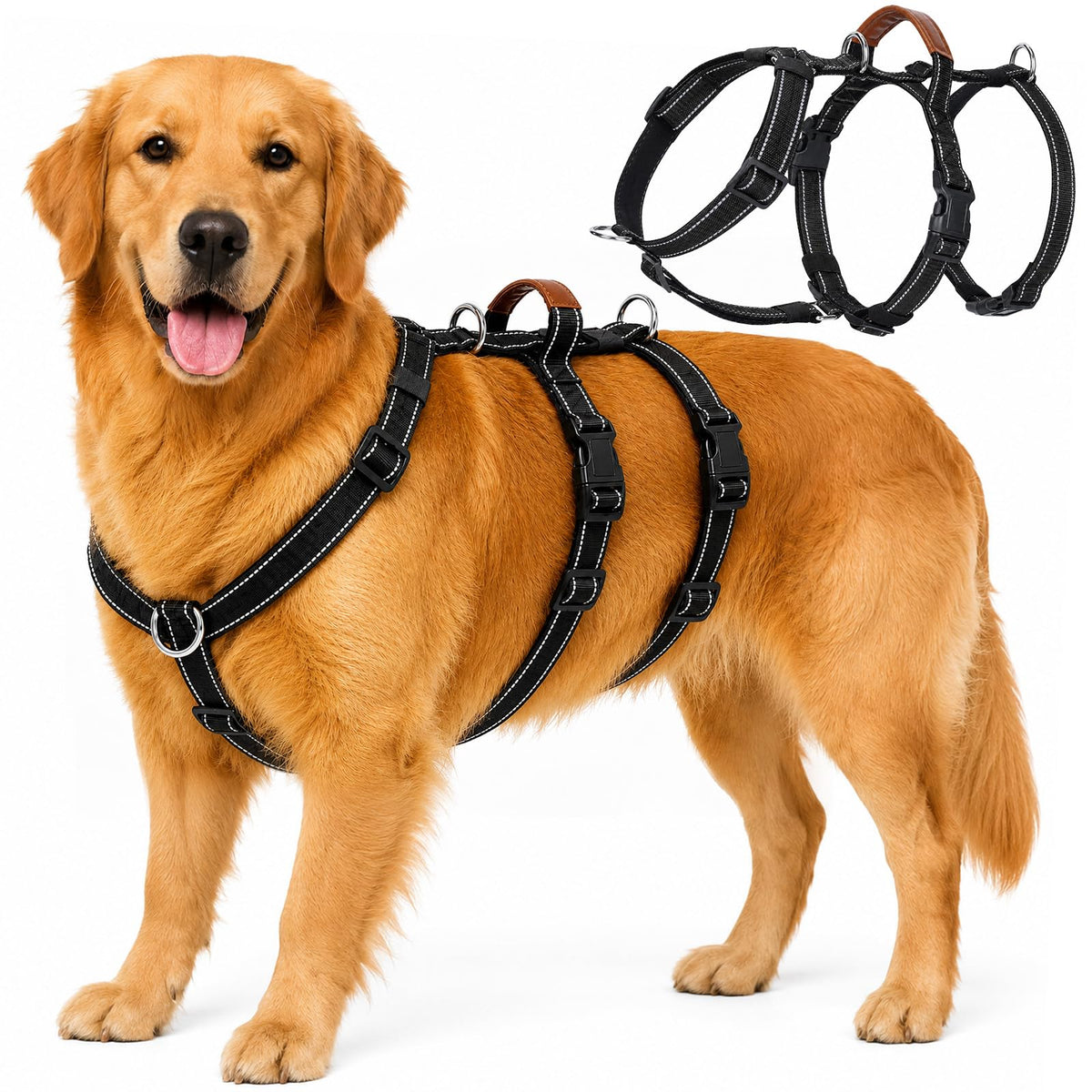 Escape Proof Dog Harness with Front Clip for Medium and Large Dogs