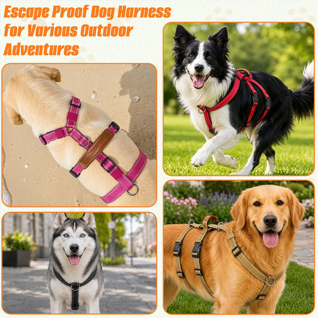 Escape Proof Dog Harness with Front Clip for Medium and Large Dogs