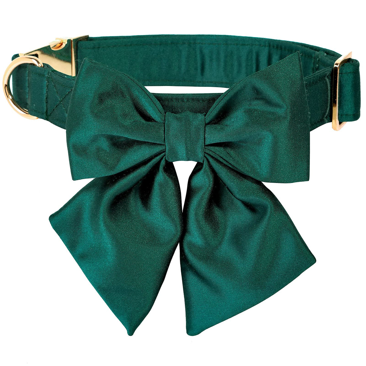 Lionet Paws Bowtie Dog Collar - Comfortable Silk Dog Collar with Detachable Bow Tie for Puppy and Cat, Neck 20-30cm