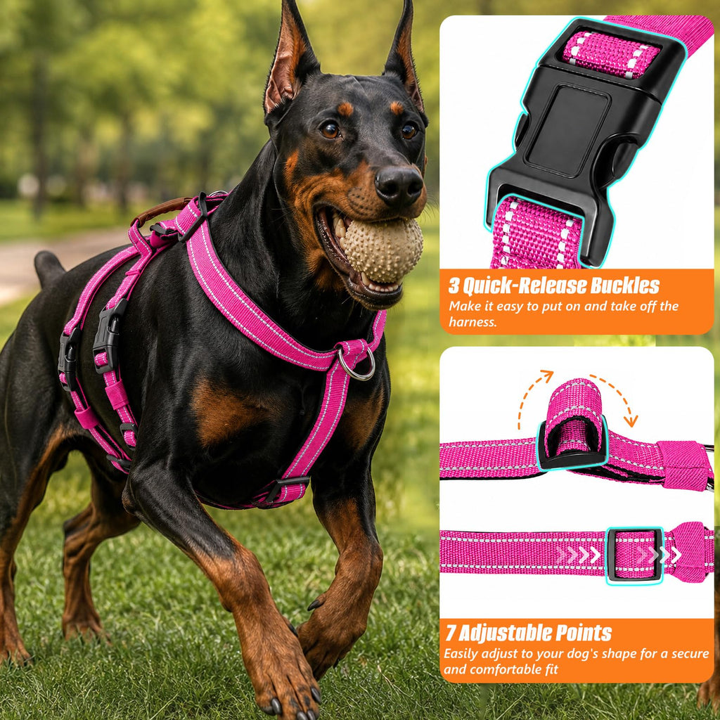Escape Proof Dog Harness with Front Clip for Medium and Large Dogs