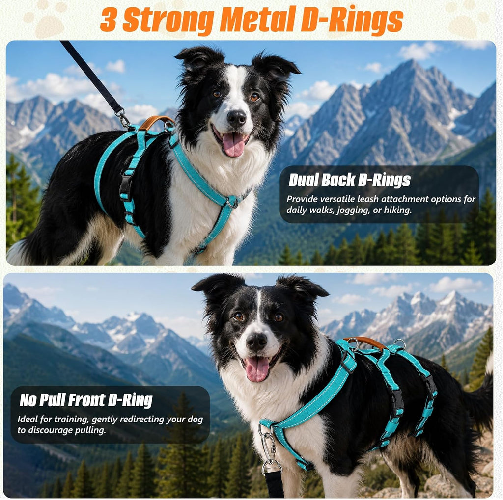 Escape Proof Dog Harness with Front Clip for Medium and Large Dogs