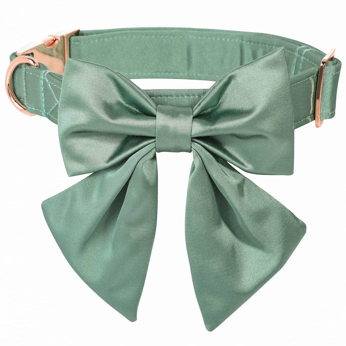 Lionet Paws Bowtie Dog Collar - Comfortable Silk Dog Collar with Detachable Bow Tie for Puppy and Cat, Neck 20-30cm
